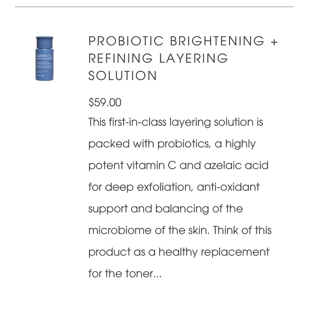 GlowBiotics Layerins Solution💕💕💕💕